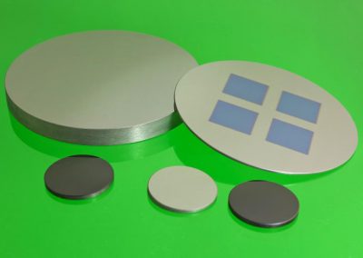 silver lenses discs prisms
